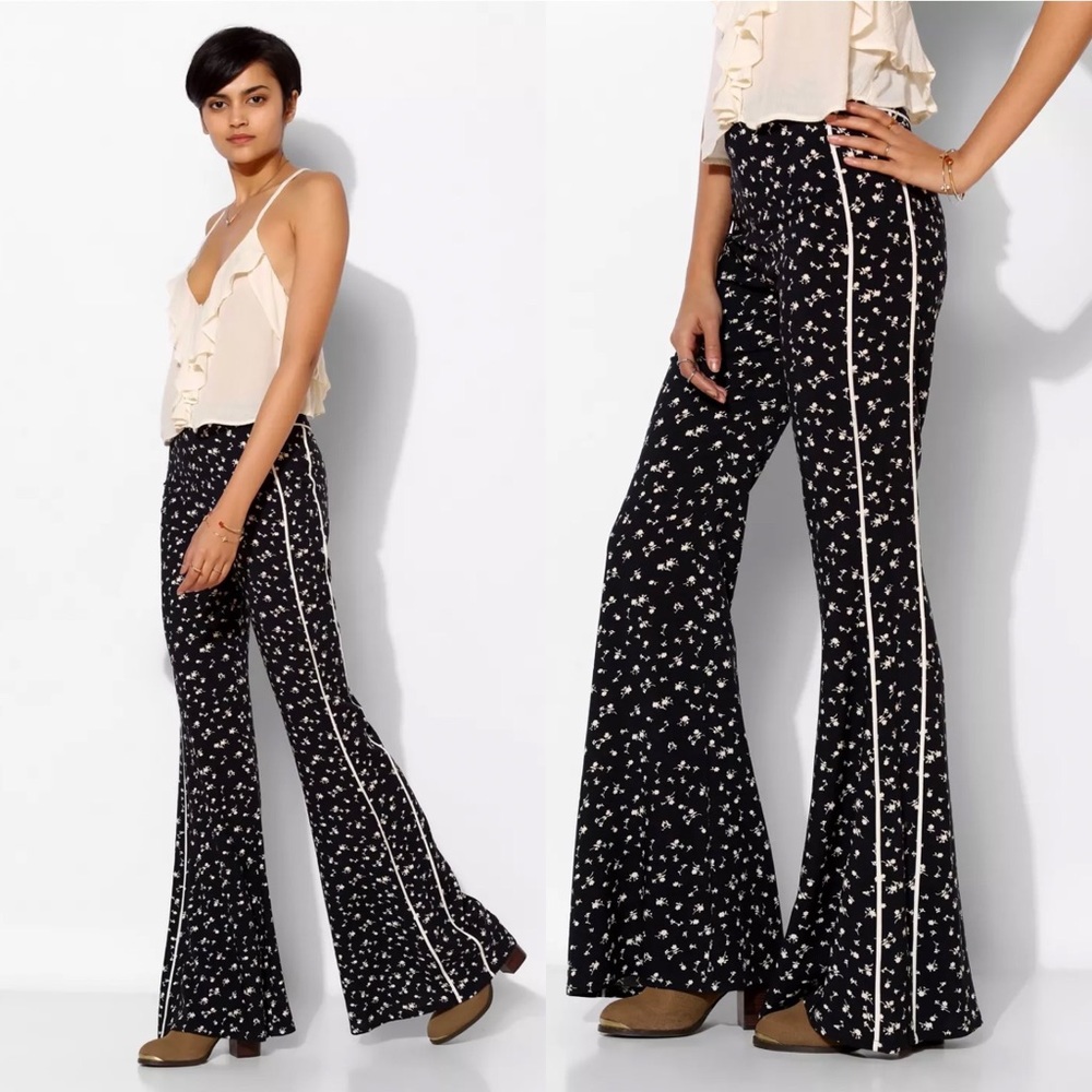 Stone Cold Fox Urban Outfitters Floral Print Flare Pants